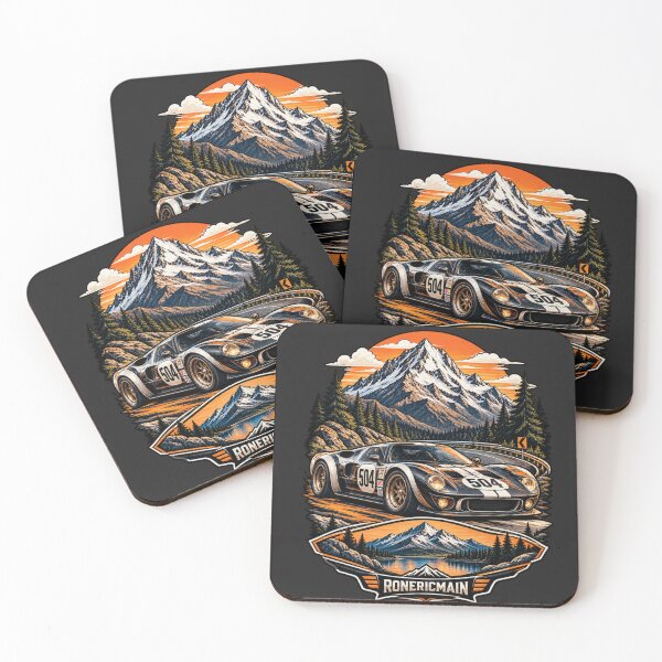 Item preview, Ronerigmain GT40 Race Car Number 504 Mountain Road Sunset designed and sold by Cuiroblinda.