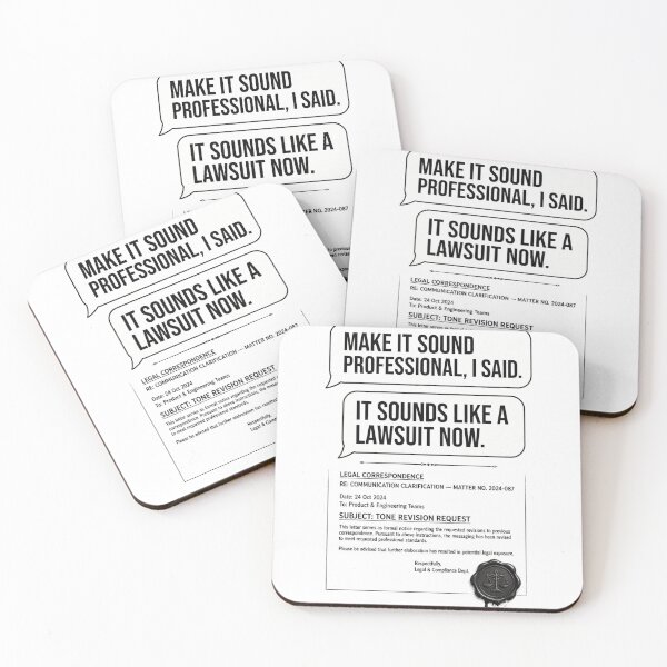 Item preview, Make It Sound Professional, I Said. It Sounds Like A Lawsuit Now. designed and sold by Be Your Voice.