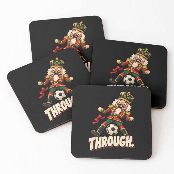 Item preview, Soccer Christmas Humor - THROUGH. Nutcracker Nutmeg designed and sold by MOTIFOLK.