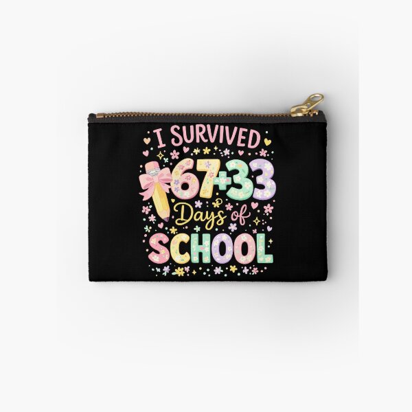 Item preview, I Survived 67 + 33 Days of School – Colorful Classroom Design designed and sold by bimimagic.