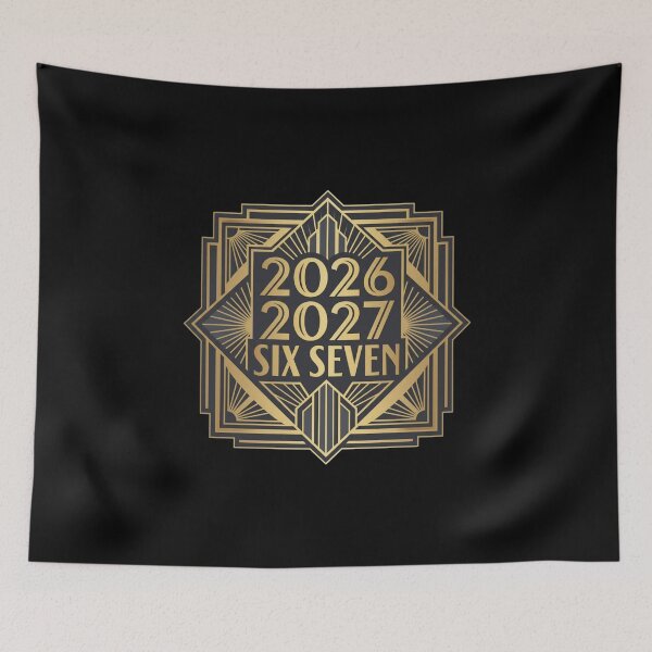 Item preview, Art Deco Six Seven Energy New Years Celebration Design designed and sold by nvrprooo.
