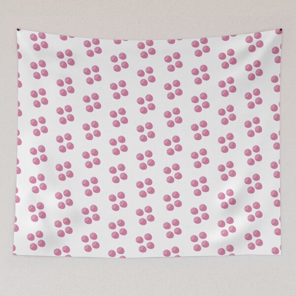 Item preview, Modern Minimalist Pink Circles Overlapping Graphic Art designed and sold by Telegant.