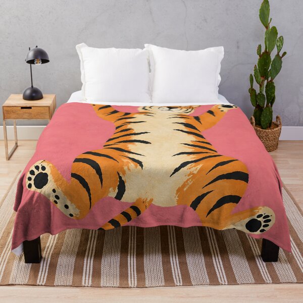 Item preview, Happy Tiger - Cute Funny Animal Art designed and sold by artswag.