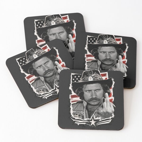 Item preview, Smokey and the Bandit Burt Reynolds Middle Finger American Flag designed and sold by Cuiroblinda.