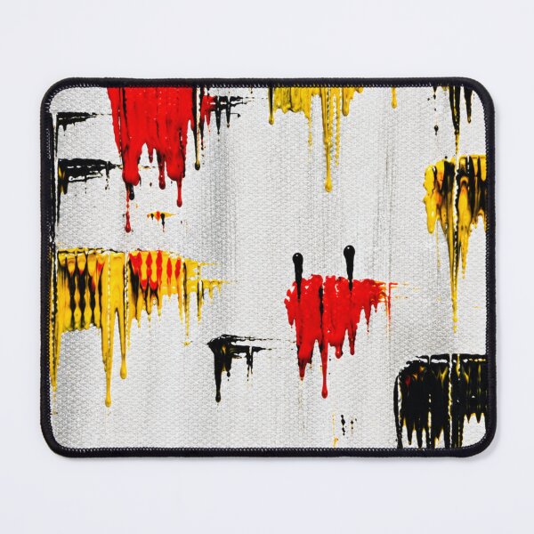 Item preview, Vivid Red Gold Black Drips designed and sold by DM820CozyVibe.