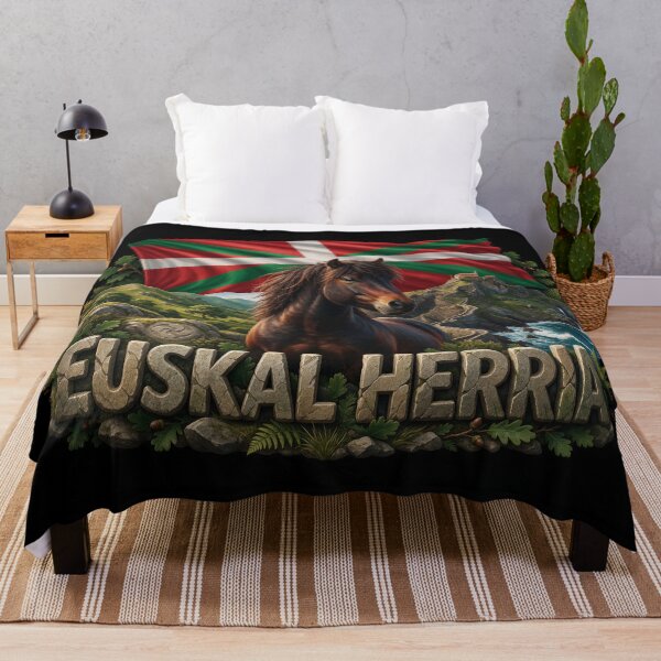 Item preview, Basque Country Heritage – Pottok & Coast designed and sold by FlagX.