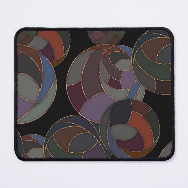 Item preview, Abstract Jeweled Orbs with Metallic Gold Accents designed and sold by Visual Studio 888.
