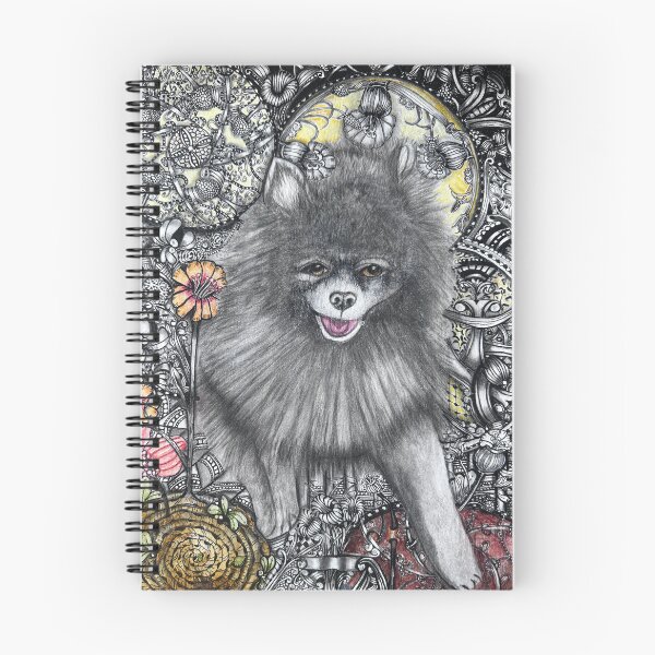 Item preview, Zentangle Pomeranian Portrait designed and sold by LorieFossaArt.