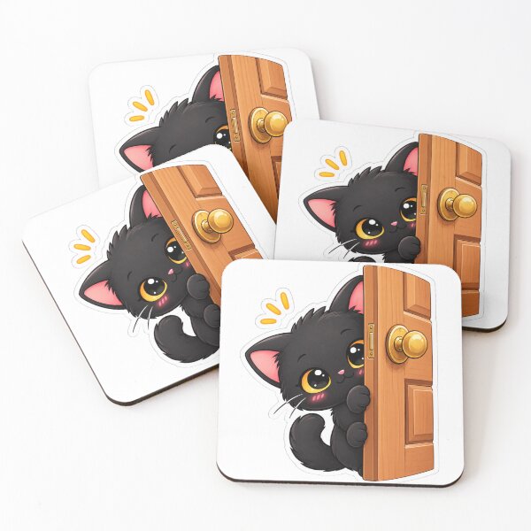 Item preview, Cute cat Sneaking designed and sold by Midnight Paws Studio.