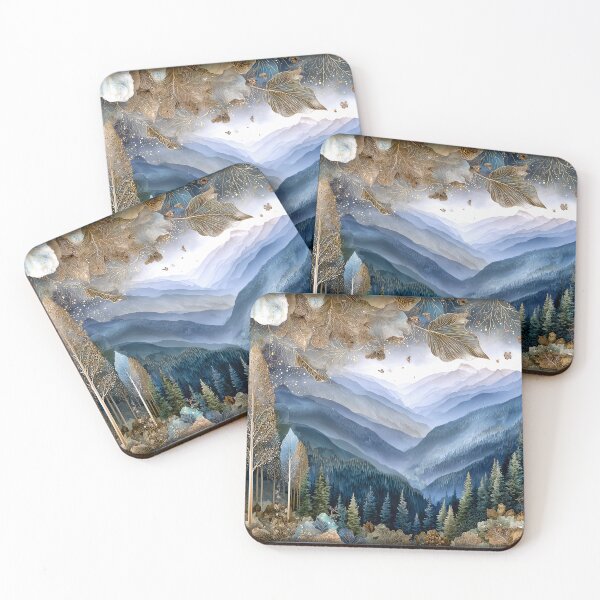 Item preview, Blustery Day Abstract Landscape designed and sold by Dream Mythos Studios.