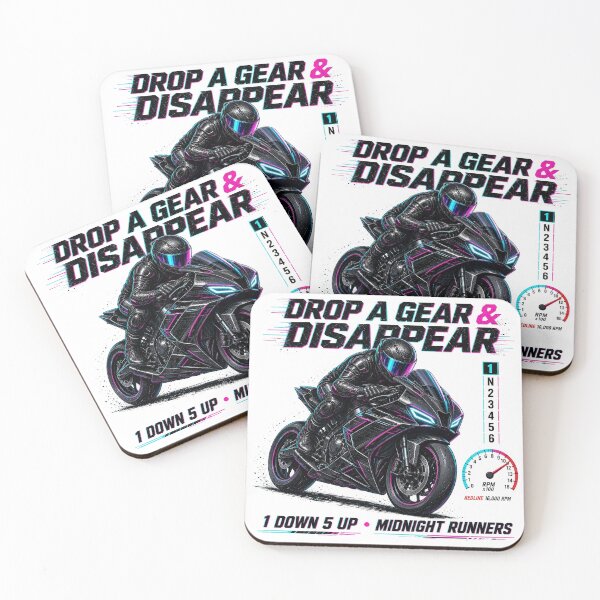 Item preview, Drop A Gear And Disappear 1 Down 5 Up - Japanese Liter Bike Street Rocket designed and sold by SwushosShirtz.