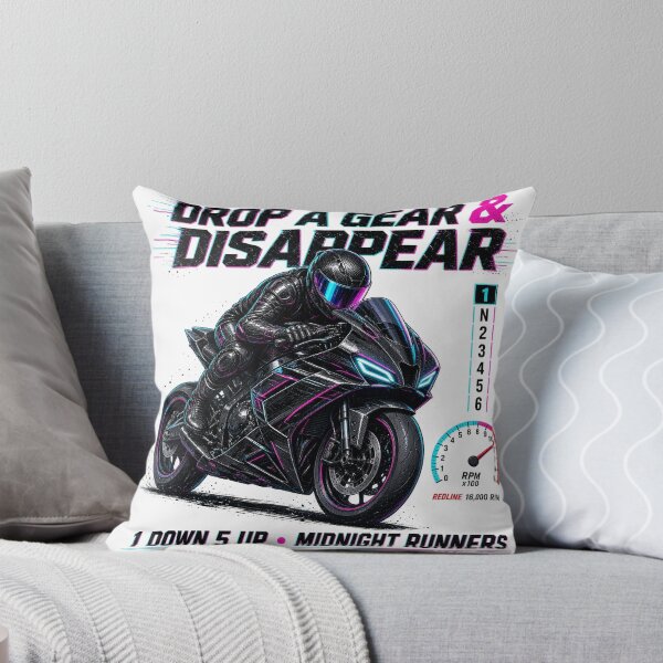 Item preview, Drop A Gear And Disappear 1 Down 5 Up - Japanese Liter Bike Street Rocket designed and sold by SwushosShirtz.