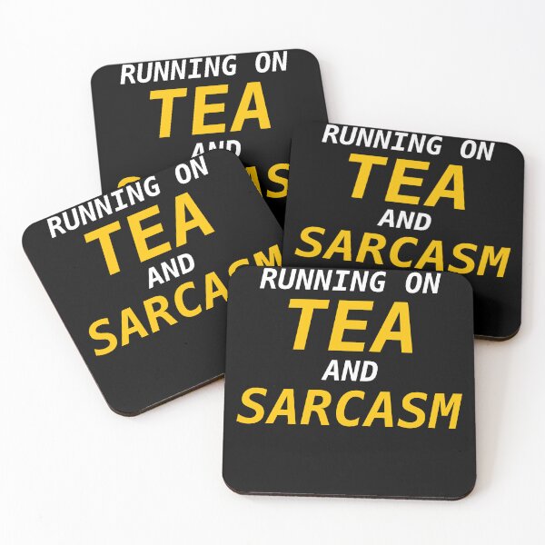 Item preview, Running On Tea And Sarcasm designed and sold by Nation Banter.