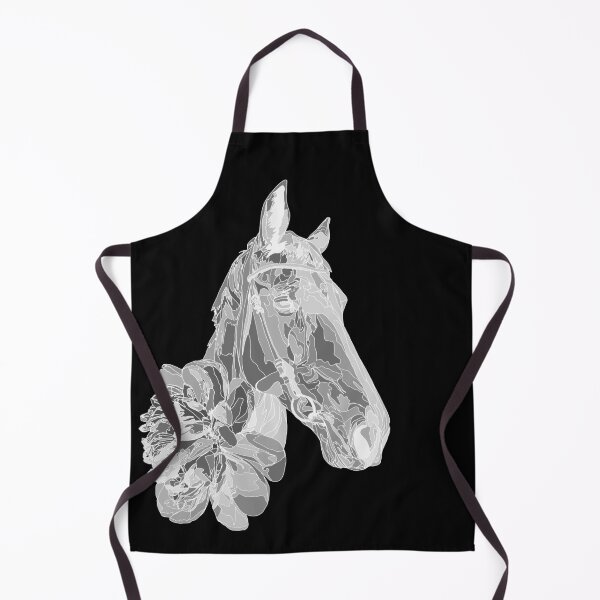 Item preview, Ethereal Light Horse Portrait with Peonies Minimalist Art designed and sold by TatianaEleonor.