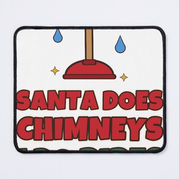 Item preview, Santa Does Chimneys I Do Pipes Funny Plumber Christmas designed and sold by Bornprints.