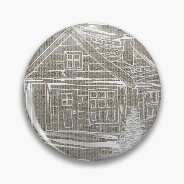 Item preview, Little Cabin in the Woods | Cozy Cabin Core Tiny House Illustration designed and sold by FaireWaveArt.