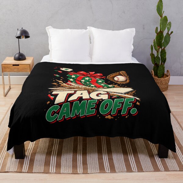 Item preview, Baseball Christmas Humor - Tag Came Off designed and sold by MOTIFOLK.