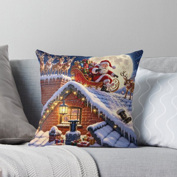 Item preview, Christmas with Santa – The Runaway Boot designed and sold by LegademaArt.