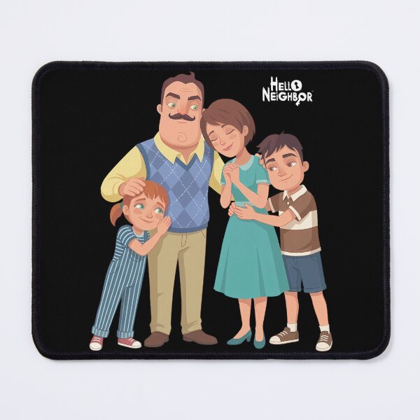 Item preview, Hello Neighbor Peterson Family – Mr. Peterson, Diane, Aaron & Mya designed and sold by karamram.