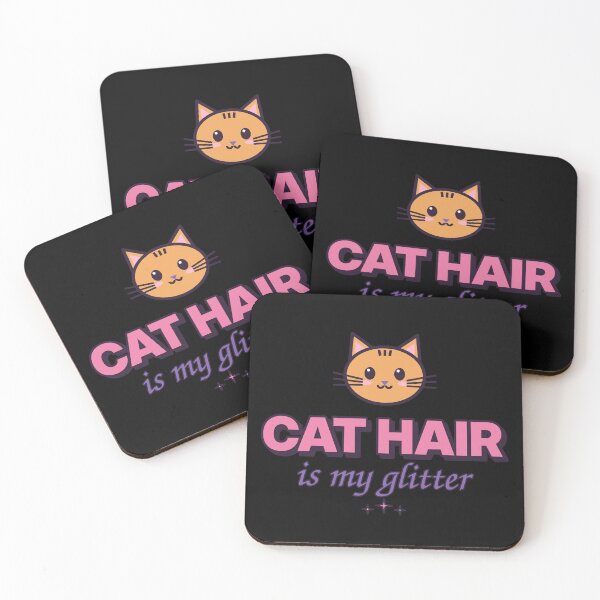 Item preview, Cat Hair Is My Glitter Funny Cat Lover designed and sold by PixelForge!.