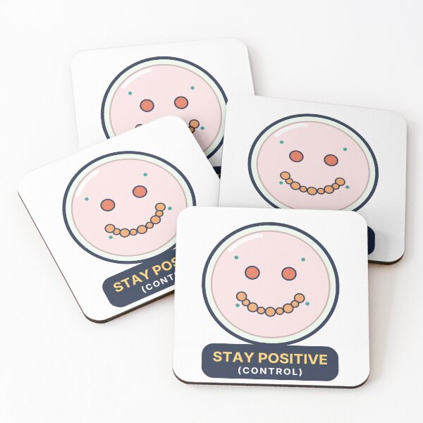 Item preview, Stay Positive Control Petri Dish Smile designed and sold by LabLifeCuter.