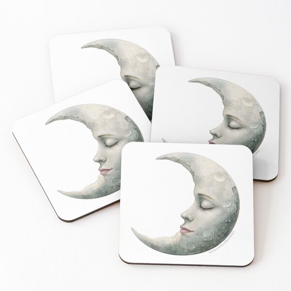 Item preview, Luna Dreams Female Peacefully Sleeping Crescent Moon  designed and sold by lunamystique1.