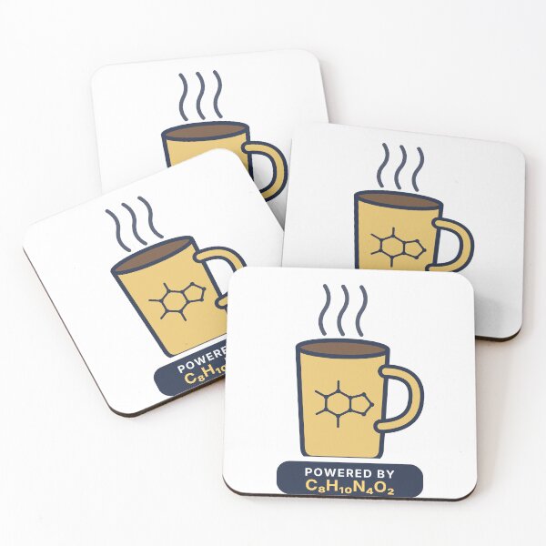 Item preview, Powered by Caffeine Molecule C8H10N4O2 designed and sold by LabLifeCuter.