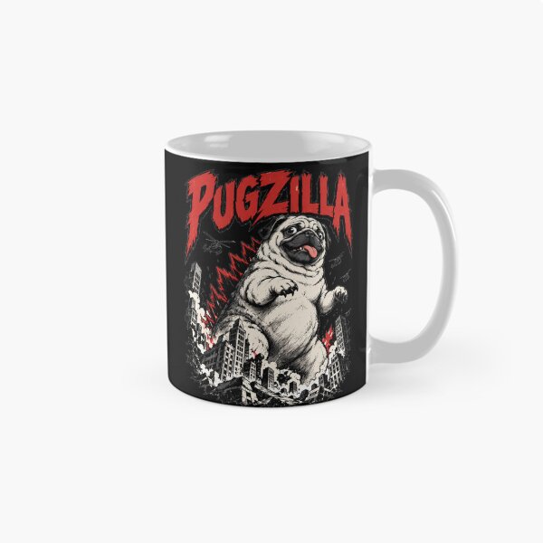 Item preview, Pugzilla – Monster Pug | Funny Horror Dog designed and sold by Blink Art Studio.