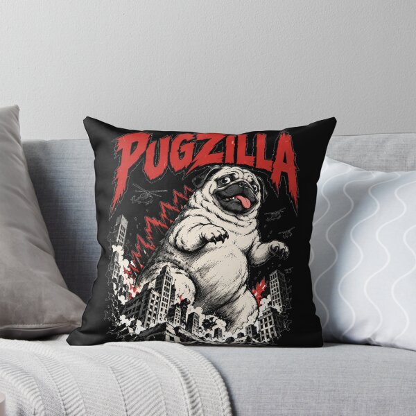 Item preview, Pugzilla – Monster Pug | Funny Horror Dog designed and sold by Blink Art Studio.