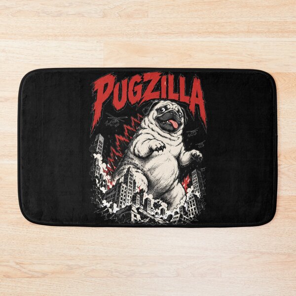 Item preview, Pugzilla – Monster Pug | Funny Horror Dog designed and sold by Blink Art Studio.