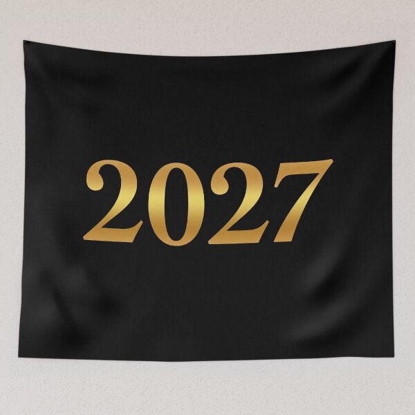 Item preview, 2027, Classic Golden Bold Elegant Typography designed and sold by Memes N Lore .