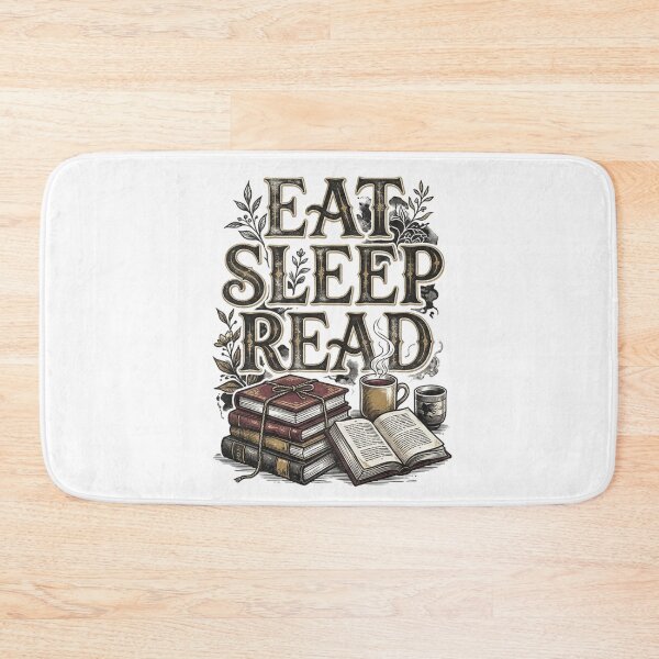 Item preview, Eat Sleep Read Vintage Book Stack and Coffee Dark Academia designed and sold by mood-draftsman.