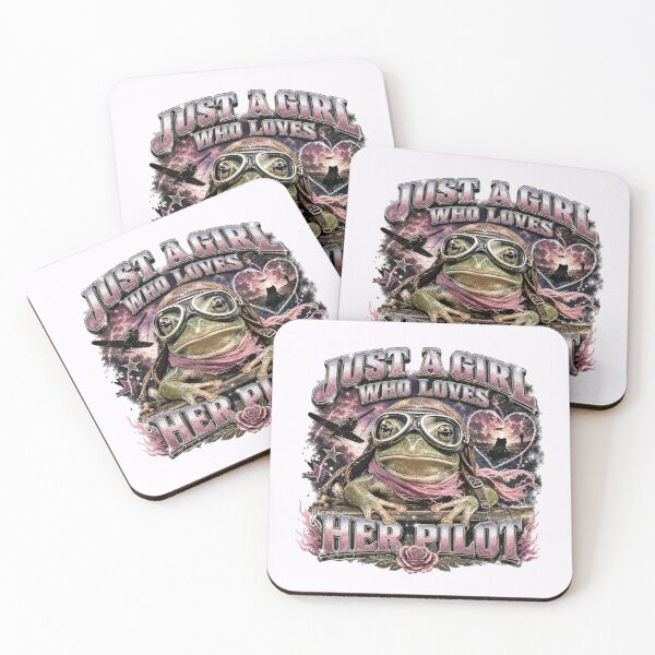 Item preview, Just A Girl Who Loves Her Pilot Frog Art | 90s Bootleg Aviator Toad Sunset Gift designed and sold by illeN-Art-World.