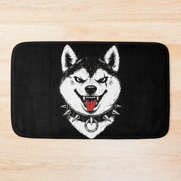 Item preview, Punk Rock Shiba Inu – Gothic Dog Portrait designed and sold by Blink Art Studio.