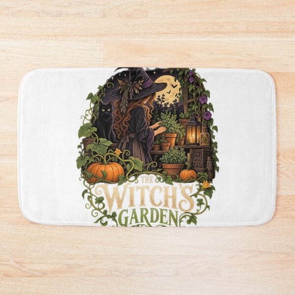 Item preview, The Witch’s Garden – Gothic Gardening Halloween Art designed and sold by DIRT & HARVEST.