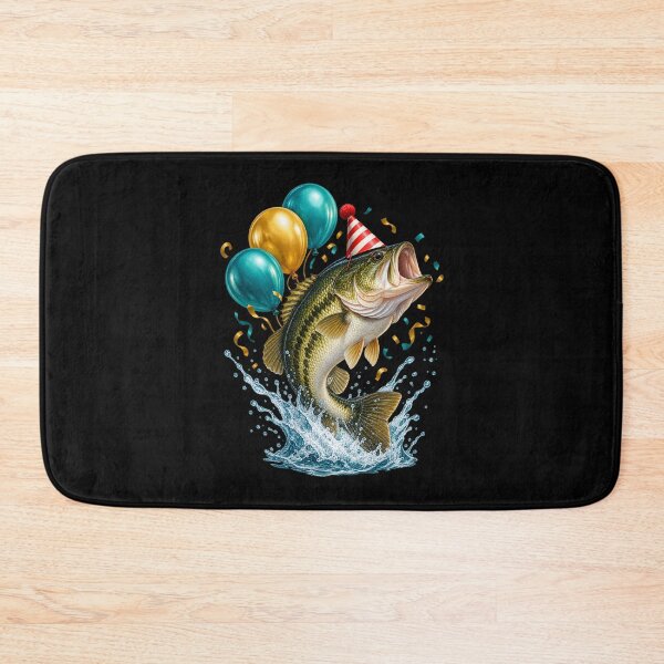 Item preview, Bass Fish Birthday - Party Jump designed and sold by Good Mood Foundry.