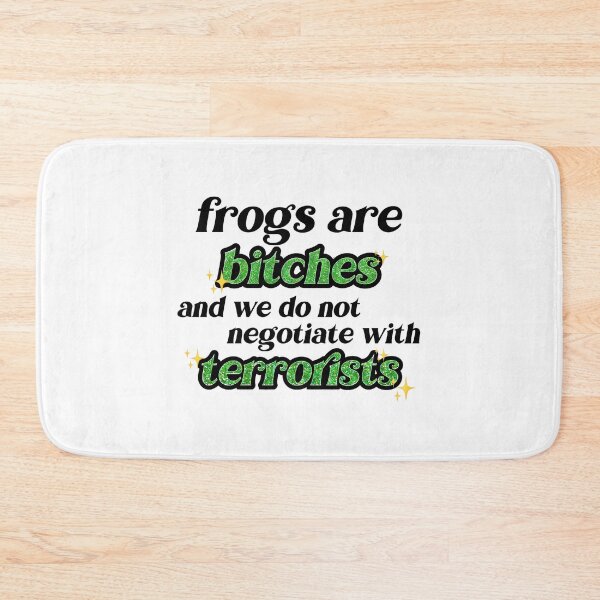 Item preview, Frogs Are Bitches And We Do Not Negotiate With Terrorists Klaus Hargreeves Quote Umbrella Academy Season 2 designed and sold by sarahy-lmhof.