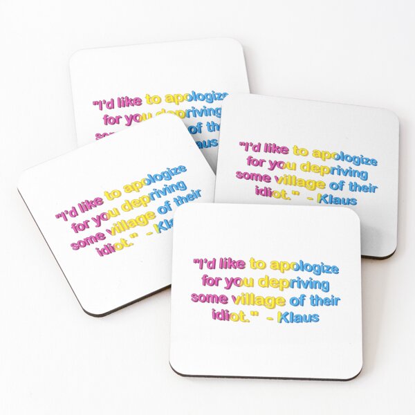 Item preview, Klaus Hargreeves Quote designed and sold by sarahy-lmhof.