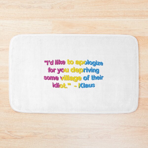 Item preview, Klaus Hargreeves Quote designed and sold by sarahy-lmhof.