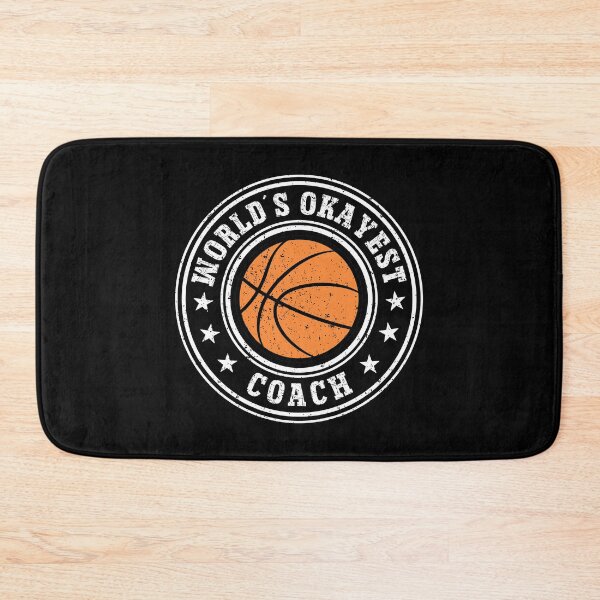 Item preview, World's Okayest Coach Basketball Vintage Retro Distressed Badge designed and sold by Dmetalx Art Apparel.