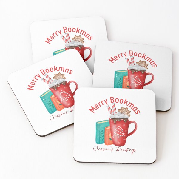 Item preview, Merry Bookmas Cozy Reading Holiday designed and sold by LuveraxArt.