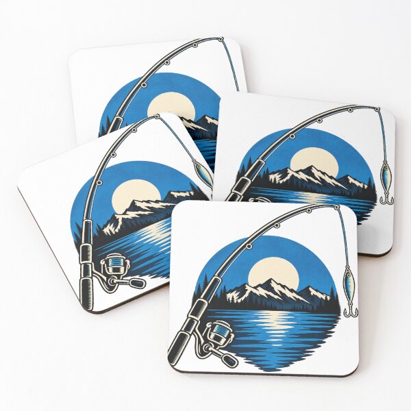 Item preview, Vintage Mountain Lake Fishing Adventure designed and sold by aoaziz.
