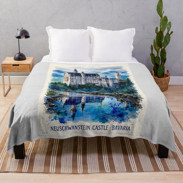 Item preview, Germany — Neuschwanstein Castle — The Enchanted Castle in the Clouds. designed and sold by DibujandoPorfa.