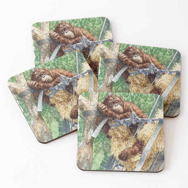 Item preview, Tender Orangutan Portrait designed and sold by Astute-Artio-Photography.
