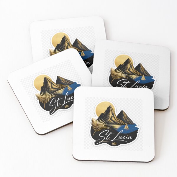 Item preview, Luxury St. Lucia Sticker Concepts designed and sold by NikkiLeeCustom.