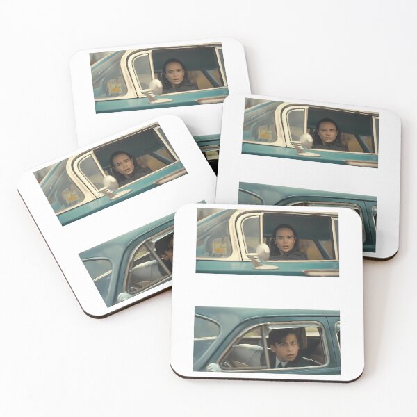 Item preview, Vanya And Five Drive Past Each Other Umbrella Academy Meme Template designed and sold by kainoa-dodd.