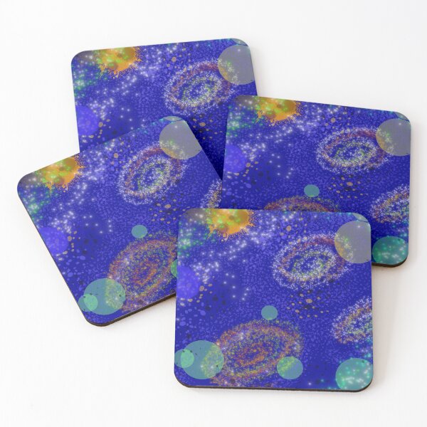 Item preview, Cosmic Ocean Galaxy - Abstract Starry Nebula Night designed and sold by AWADHESH  CHAURASIA.