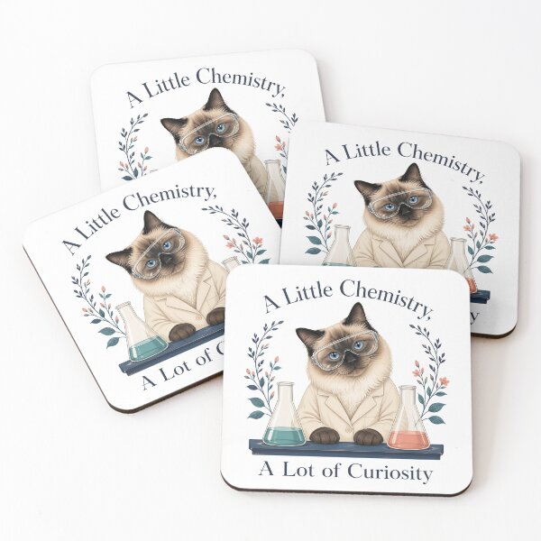 Item preview, Ragdoll Chemistry Cat – A Little Chemistry, A Lot of Curiosity designed and sold by PurrBloom Studio.