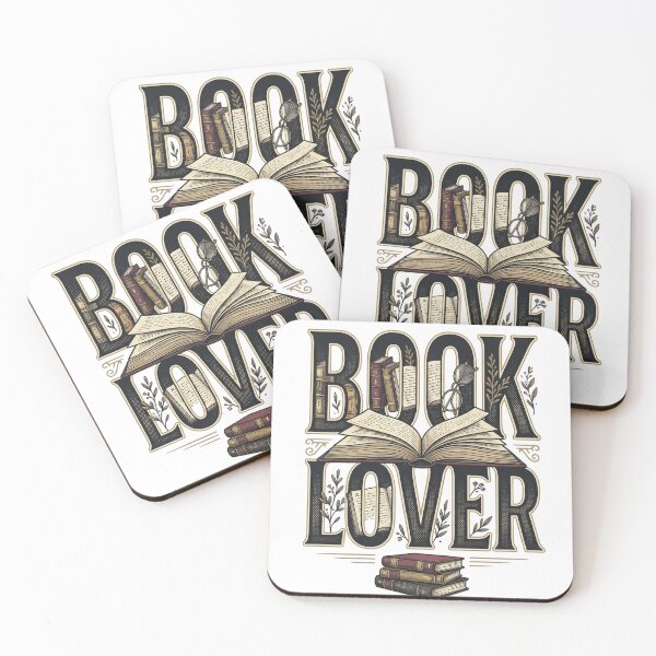 Item preview, Book Lover Vintage Typography and Open Book Dark Academia designed and sold by mood-draftsman.
