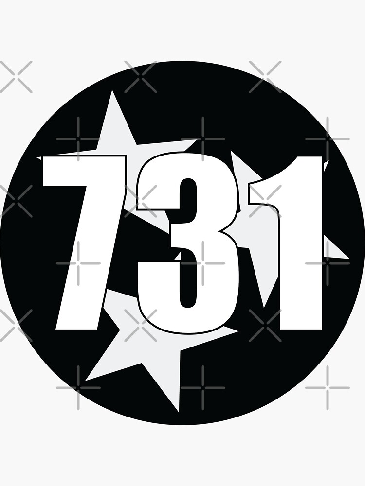Tennessee Area Code 731" Sticker for Sale by dustinjax | Redbubble